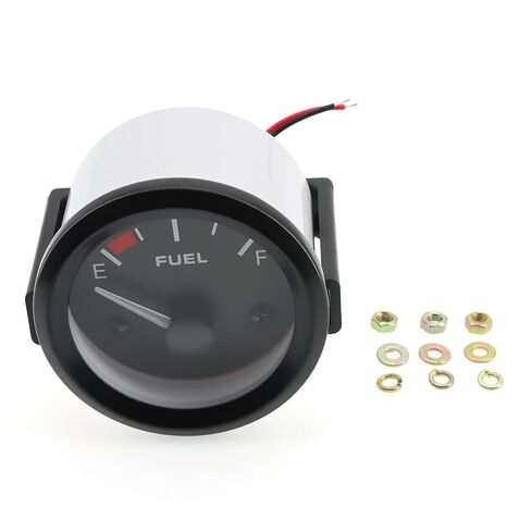 12V 2'' 52mm Fuel Level Gauge Pointer Car Fuel Tank Meter High Sensitivity with LED Backlight Rim Automotive Gauges 240-33ohm in Saudi Arabia