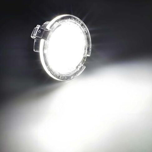 قطعتان من ضوء البركة الجانبية LED متوافق مع 2009-2014 Ford F150 11-24 Explorer 07-24 Edge Expedition 09-18 Flex، ضوء أبيض 6500K، جانب السائق والراكب in Kuwait