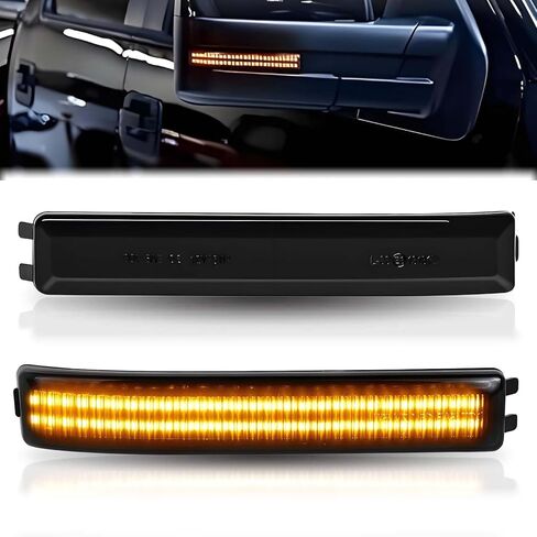 قطعتان من ضوء البركة الجانبية LED متوافق مع 2009-2014 Ford F150 11-24 Explorer 07-24 Edge Expedition 09-18 Flex، ضوء أبيض 6500K، جانب السائق والراكب in Kuwait