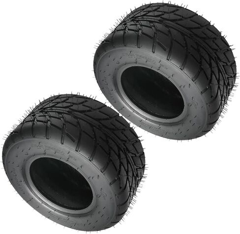 16x8-7 Tubeless ATV UTV Go Kart Tire, 16x8x7 Street Tread 4-Ply, Front & Rear Universal Off-Road Lawn Mower Mini Truck Tire (4 Pack) in Saudi Arabia