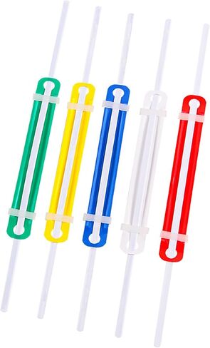 Metal File Fastener, 100 Pcs Metal and Plastic 3.5 Inch 2 Hole Paper Clips for Loose-Leaf and Office (100) in Saudi Arabia