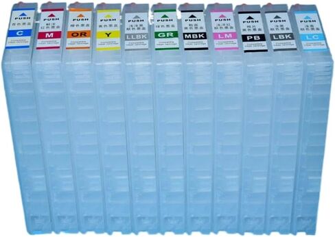 11 Color 275ml Refillable Ink Cartridge Set with ARC Chip Compatible with Stylus Pro 4900 Printer T6531 T6539 T653A T653B in Saudi Arabia