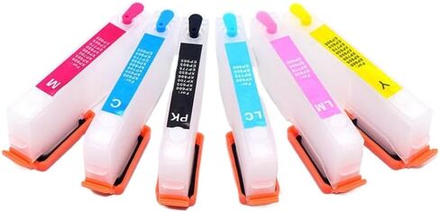 Refill Ink Cartridge Set 277 277XL T2771-T2776 with ARC Chip Compatible with Expression Photo Series XP-860 XP-850 XP-960 XP-950 XP-970 in Saudi Arabia