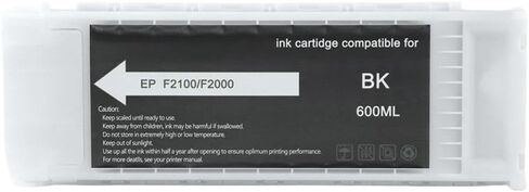 Compatible 600ml Ink Cartridge Filled with DTG Ink Compatible with Surecolor F2000 F2100 F2150 F2160 T7251 T7254 T725A T7251(T725A2-White 1piece) in Kuwait