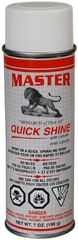 Master Quick Shine - Instant Shoe Shine Spray - 7 ounce can in Saudi Arabia