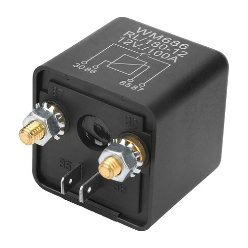 Relay 100A, 12V Continuous Duty 4 Pin High Power Relay, Normal Open in Saudi Arabia