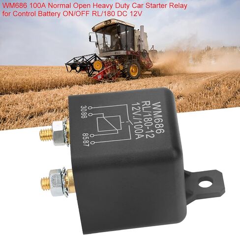 Relay 100A, 12V Continuous Duty 4 Pin High Power Relay, Normal Open in Saudi Arabia
