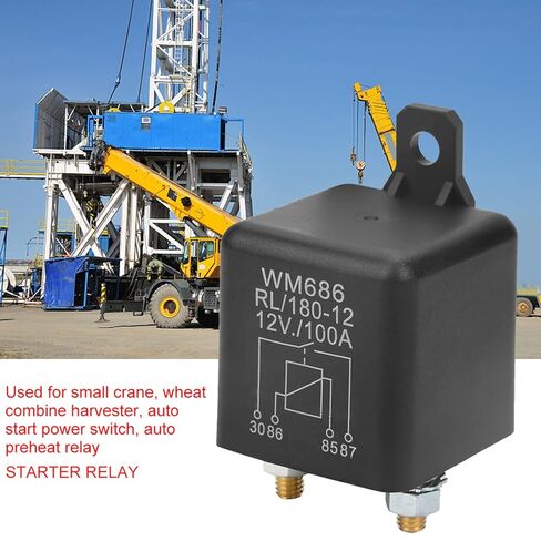 Relay 100A, 12V Continuous Duty 4 Pin High Power Relay, Normal Open in Saudi Arabia
