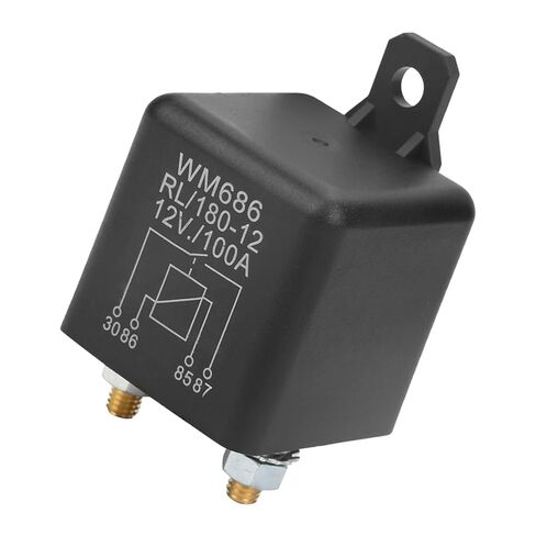 Relay 100A, 12V Continuous Duty 4 Pin High Power Relay, Normal Open in Saudi Arabia