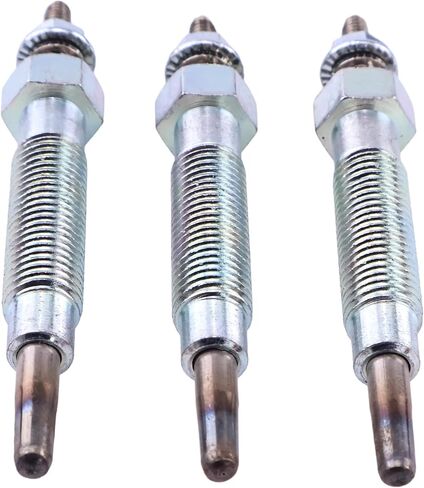 3 قطع شمعات توهج E6303-65511 E6301-65512 متوافقة مع Kioti CK25 CK2510 CK2610 CK2620 CK27 CK30 CK35 DK35 DK40 DK45 DK50 DK551 DS3510 DS4510 LK2554 LK2610 LK30 ماهيندرا 3510 in Kuwait