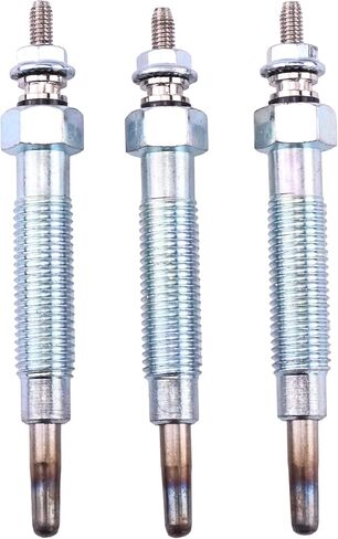 3 قطع شمعات توهج E6303-65511 E6301-65512 متوافقة مع Kioti CK25 CK2510 CK2610 CK2620 CK27 CK30 CK35 DK35 DK40 DK45 DK50 DK551 DS3510 DS4510 LK2554 LK2610 LK30 ماهيندرا 3510 in Kuwait