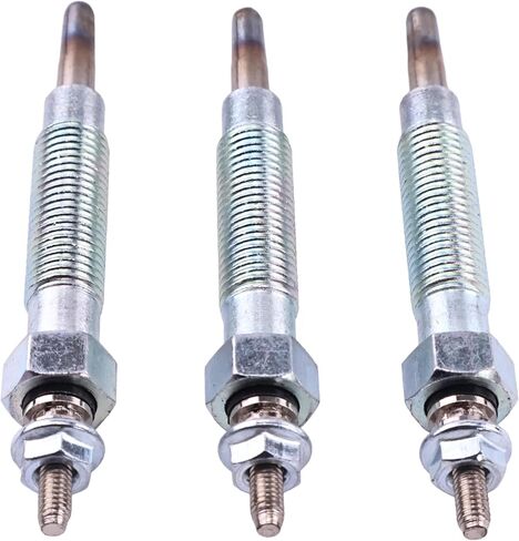 3 قطع شمعات توهج E6303-65511 E6301-65512 متوافقة مع Kioti CK25 CK2510 CK2610 CK2620 CK27 CK30 CK35 DK35 DK40 DK45 DK50 DK551 DS3510 DS4510 LK2554 LK2610 LK30 ماهيندرا 3510 in Kuwait