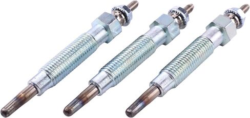3 قطع شمعات توهج E6303-65511 E6301-65512 متوافقة مع Kioti CK25 CK2510 CK2610 CK2620 CK27 CK30 CK35 DK35 DK40 DK45 DK50 DK551 DS3510 DS4510 LK2554 LK2610 LK30 ماهيندرا 3510 in Kuwait