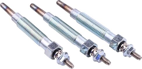 3 قطع شمعات توهج E6303-65511 E6301-65512 متوافقة مع Kioti CK25 CK2510 CK2610 CK2620 CK27 CK30 CK35 DK35 DK40 DK45 DK50 DK551 DS3510 DS4510 LK2554 LK2610 LK30 ماهيندرا 3510 in Kuwait