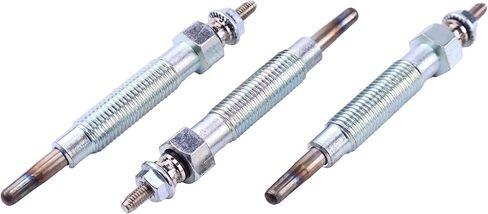 3 قطع شمعات توهج E6303-65511 E6301-65512 متوافقة مع Kioti CK25 CK2510 CK2610 CK2620 CK27 CK30 CK35 DK35 DK40 DK45 DK50 DK551 DS3510 DS4510 LK2554 LK2610 LK30 ماهيندرا 3510 in Kuwait