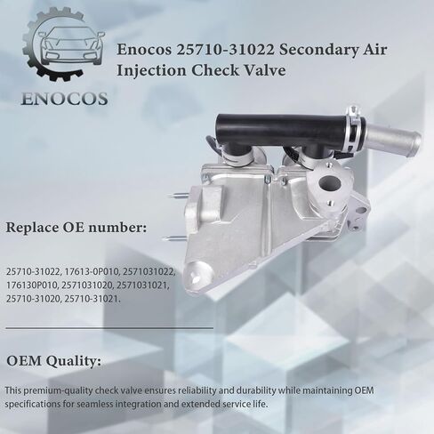 25710-31022 صمام فحص حقن الهواء الثانوي متوافق مع 2012 2013 2014 2015 T'oyota Tacoma 4.0L V6 1GR-FE، استبدال # 25710-31020 17613-0P010 in Kuwait