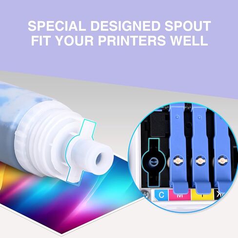 YingColor Remanufactured Ink Replacement for Epson 502 T502 Black Ink Refill Bottles Work with Printer ET-2750 ET-2760 ET-2850 ET-3750 ET-3760 ET-3850 ET-4850, 2-Black Bottles in Saudi Arabia