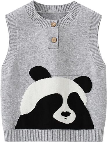 Danny D Boys Sleeveless Sweater Vest Spring Summer Autumn Crew Neck Ribbed Knit Pullover Tank Tops in Saudi Arabia
