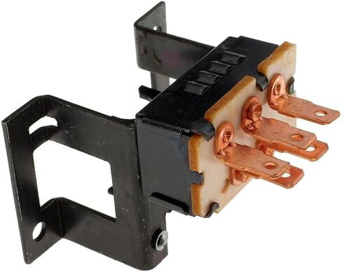 KarParts360 لسيارة جيب شيروكي 1990-1996 مكيف الهواء ومفتاح محرك منفاخ السخان | معدن، بلاستيك | أسود، كريم | مواد الإسكان المعدنية | محطة بليد | الترباس على طريقة المرفق | موصل ذكر 83502719 in Saudi Arabia
