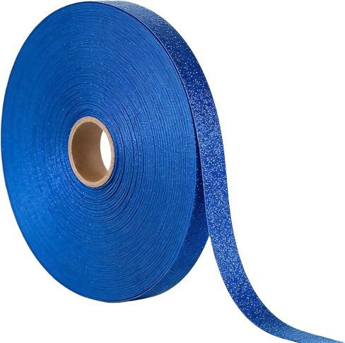 Glitter Ribbon 25 Yards Sparkle Ribbon Homecoming Mum Ribbon for Christmas Gift Wrapping DIY Crafts Wreath Tree Ornaments Wedding Party Home Decoration (Gold, 5/8 Inch) in Saudi Arabia