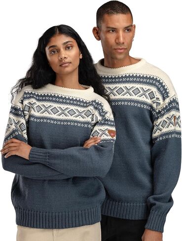 Dale of Norway Cortina 1956 Unisex Sweater - 100% Wool Sweaters for Men and Women - Crew Neck Sweater - Pullover Sweaters in Saudi Arabia