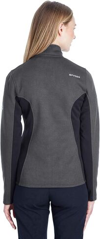 Spyder Ladies' Constant Full-Zip Sweater Fleece L POLAR/ BLK/ WHT in Saudi Arabia
