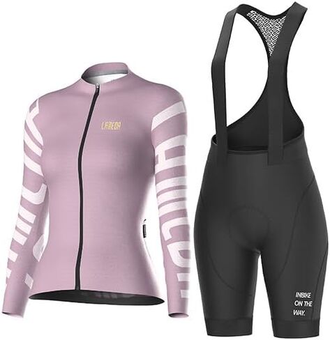 Cycling Jersey Long Sleeve Women Cycling Bibs Set X-Large in Saudi Arabia