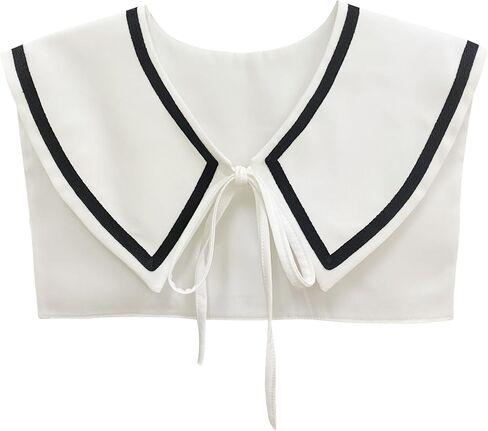 Sailor Collars Detachable for Women Polyester Neck Piece Accessory for T-Shirts, Sweaters, Dresses & Shirts in Kuwait