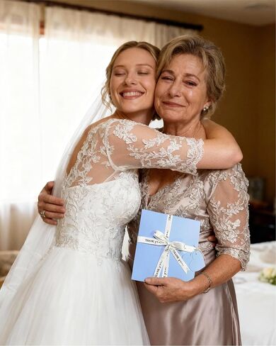 Wedding Embroidered Handkerchief, Father & Mother Of The Bride Gifts, Something Blue Wedding Gifts in Saudi Arabia