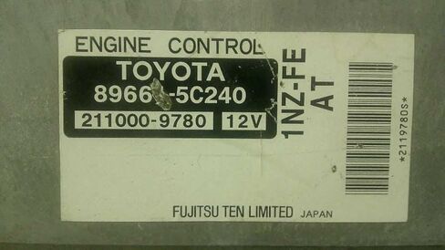 وحدة التحكم ECM للمحرك تناسب 03-04 متوافقة مع Toyota Echo 89661-5C240 896615C240 in Kuwait