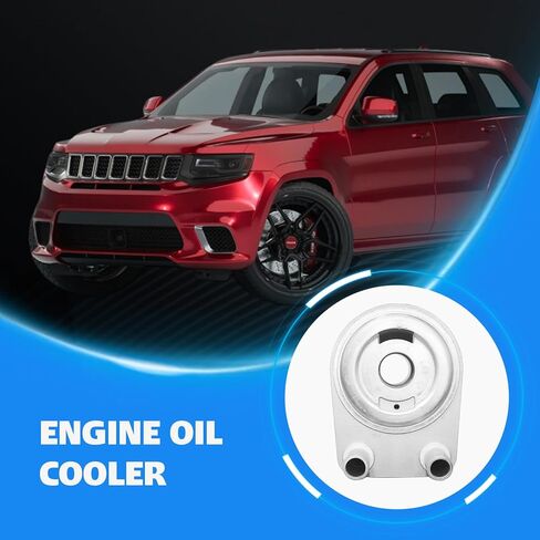 5037523AB مبرد زيت المحرك لكرايسلر 300 2009-2010 2012-2014 2023 5.7L 6.4L دودج تشالينج تشارجر دورانجو 2009-2024 جيب جراند شيروكي 2012-2021 استبدال 05037523AB in Saudi Arabia