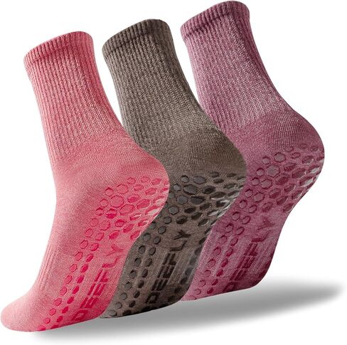 deefly Yoga Socks For Women,Non Slip Grips Socks,Unthickened,Pilates,Hospital,Home,Workout in Kuwait
