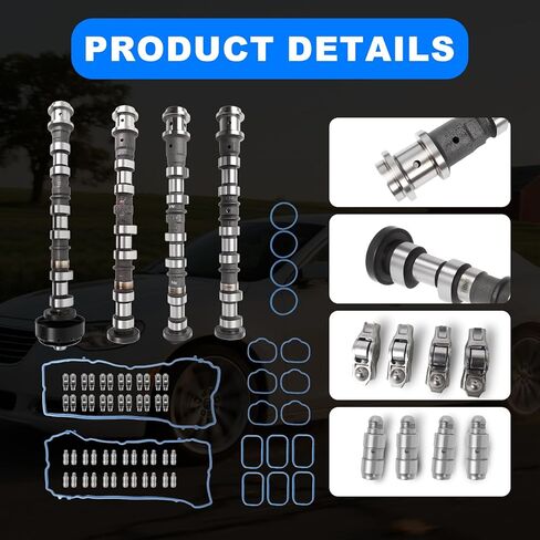 3.6 Pentastar Camshaft Rocker Arm and Lifter Kit, Fit for Jeep Grand Cherokee/Wrangler, Dodge Durango/Challenger/Charger/Journey, Ram 1500/ProMaster, Chrysler Town & Country, 2011-2016 3.6L V6 in Saudi Arabia