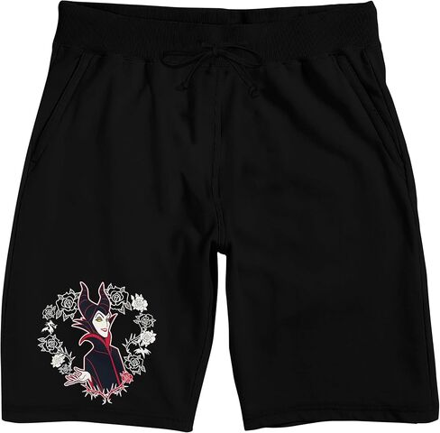Disney Villains Maleficent Circle of Thorns Adult Black Sleep Pajama Shorts in Saudi Arabia