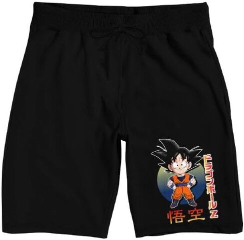 Dragon Ball Z Goku Earth Men’s Black Sleep Pajama Shorts in Saudi Arabia
