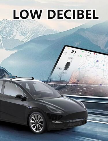 قضبان متقاطعة لحامل سقف Tesla Model Y 2020-2024، حامل بضائع من الألومنيوم مع تصميم هادئ مضاد للضوضاء لدراجة الكاياك للتزلج، قضبان سقف سوداء غير لامعة، وليس لطراز 2025 2026 Y Juniper أو Tesla S 3 X in Kuwait