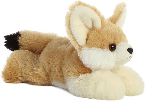 Aurora® Adorable Mini Flopsie™ Frisky Fennec Fox™ Stuffed Animal - Playful Ease - Timeless Companions - Brown 8 Inches in Kuwait
