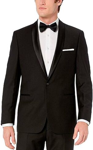 Adam Baker Men's Slim Fit Shawl Collar Tuxedo Jacket for Wedding, Business, Prom & Formal Wear (Separates) in Saudi Arabia