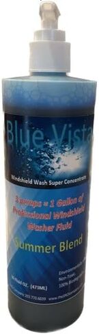 سائل غسيل الزجاج الأمامي المركز Super K ينتج 195 جالونًا من Blue Vista in Kuwait
