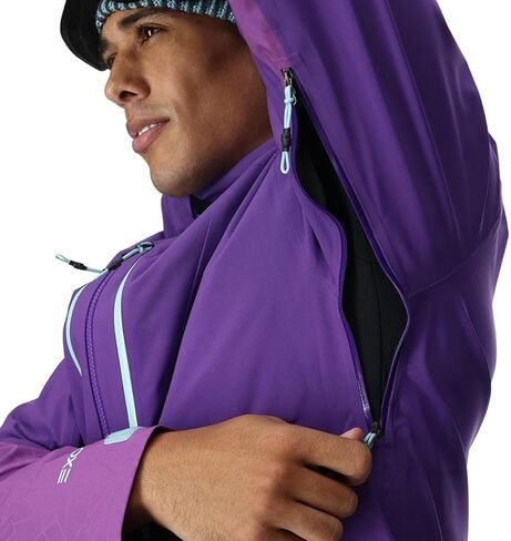 Spyder M SANCTION SHELL JKT (Men's), Deep Purple, Large in Saudi Arabia