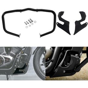 Green-L 1 1/4" Highway Crash Bar Engine Guard Chin Lower Fairing Fit for Harley Nightster RH975 2022-2025 Special RH975S 2023-2025 (Black Bar) in Saudi Arabia