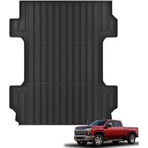 سجادة سرير شاحنة KARPAL لسيارة Chevy Silverado/GMC Sierra 2500HD/3500HD 2020-2026 سرير 6.8 قدم (غير مناسب 5.8 قدم/6.6 قدم)، ملحقات صندوق السيارة لشاحنة TPE لجميع الأحوال الجوية لسيلفرادو/سييرا in Kuwait