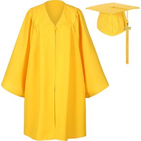 Matte Kindergarten Preschool Graduation Cap and Gown Set for Kids with Tassel in Kuwait