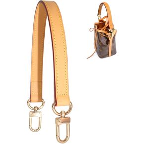 حزام حقيبة يد جلدي، مناسب لتغيير أحزمة الكتف على حقائب اليد L V وحقائب الدلو (القهوة - العرض: 0.7 بوصة، الطول: 25.6 بوصة) in Kuwait