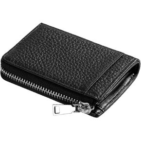 Car Key Case Holder Leather Coin Purse FRID Card Holder Zip Car Key for Men or Women in Saudi Arabia