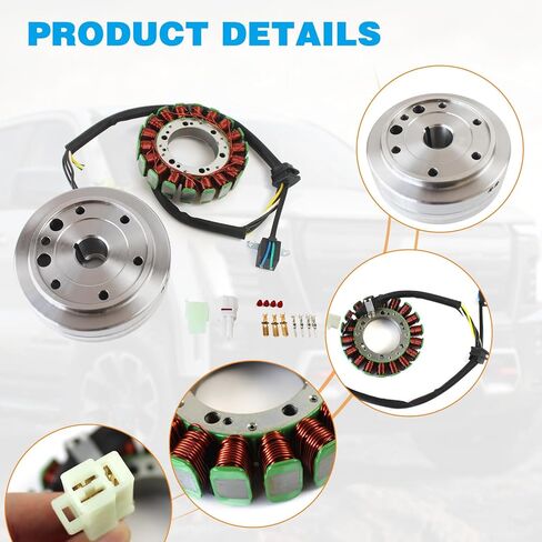 Flywheel Kit Stator and Gasket 32101-38F01 for Arctic Cat 400 ATV Eiger 2002-2007 Automatic Direct OE Replacement in Saudi Arabia
