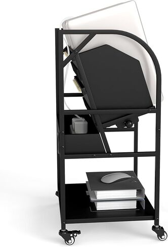Laptop Charging Station, 10 Device Mobile Charging Cart with Lockable Wheels for Laptop, Chromebooks, Tablets and Computers, Charging Organizer Rack for Office, Classroom, Library in Saudi Arabia