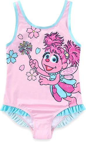 Sesame Street Abby Cadabby Girls Swimsuit UPF 50+ One Piece Bathing Suit for Toddler in Saudi Arabia