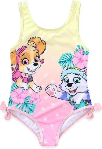Paw Patrol Nickelodeon Skye Everest Girls Swimsuit UPF 50+ One Piece Bathing Suit for Toddler and Big Kids in Saudi Arabia