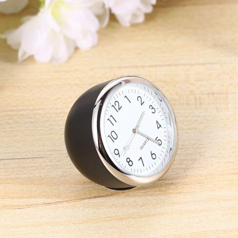 Automobile Quartz Clock Car Night Lights Black Case White Dial for Vehicle Interior Replacement Parts in Saudi Arabia